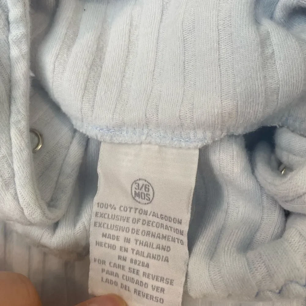 Petite Bear Light Blue Romper 3-6 Months
